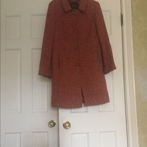 WOMAN COAT COACH TAN LIGHT BROWN COLOR.